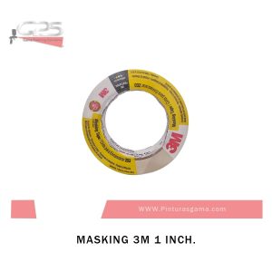 Masking Tape 1 Línea 203 3m Caja Con 36 Piezas