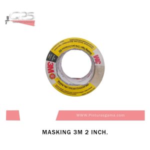 Masking Tape 2 Línea 203 3m Caja Con 24 Piezas